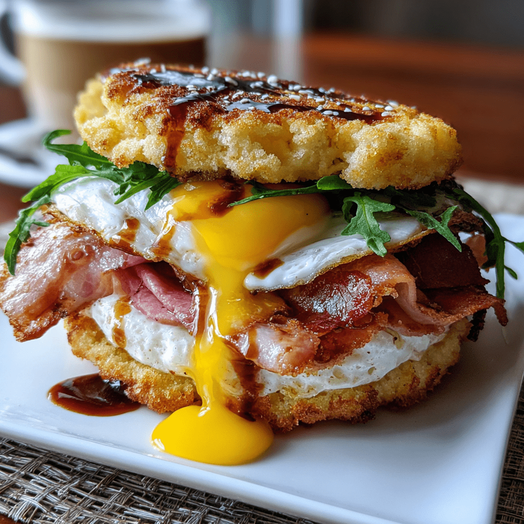 Cloud Bread Breakfast Sandwich: Light, Tasty, Guilt-Free!
