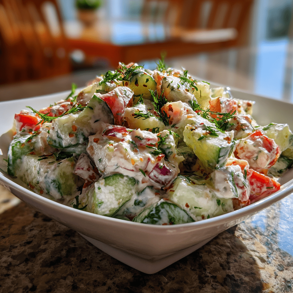 Cucumber Ranch Crack Salad: A Flavor Explosion Awaits!