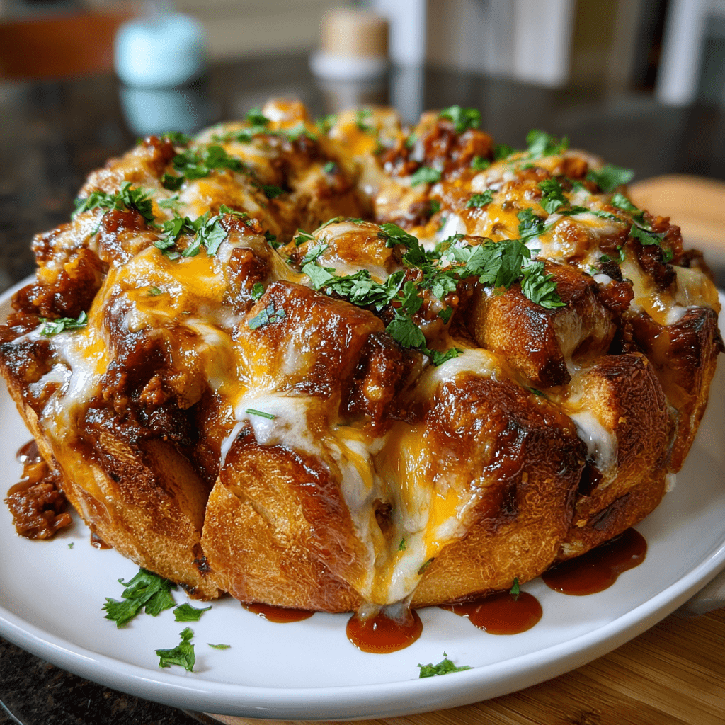 Cheesy Taco Pull-Apart Bread: Irresistible and Easy Recipe!