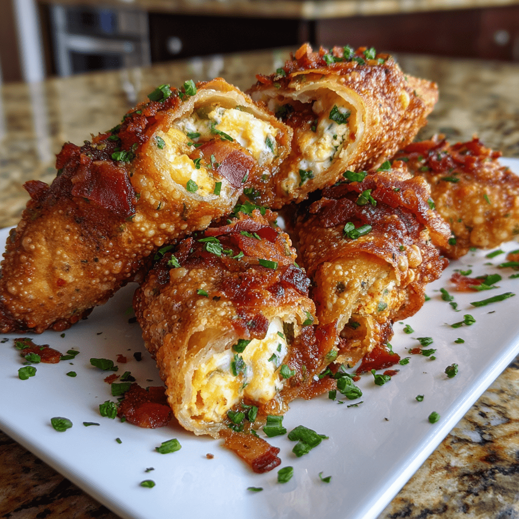 Bacon Jalapeño Popper Eggrolls: A Must-Try Twist!
