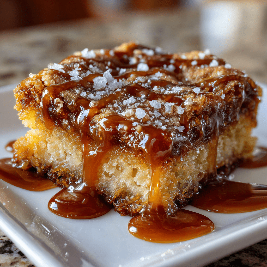 Decadent Salted Caramel Gooey Butter Bars You Must Try!