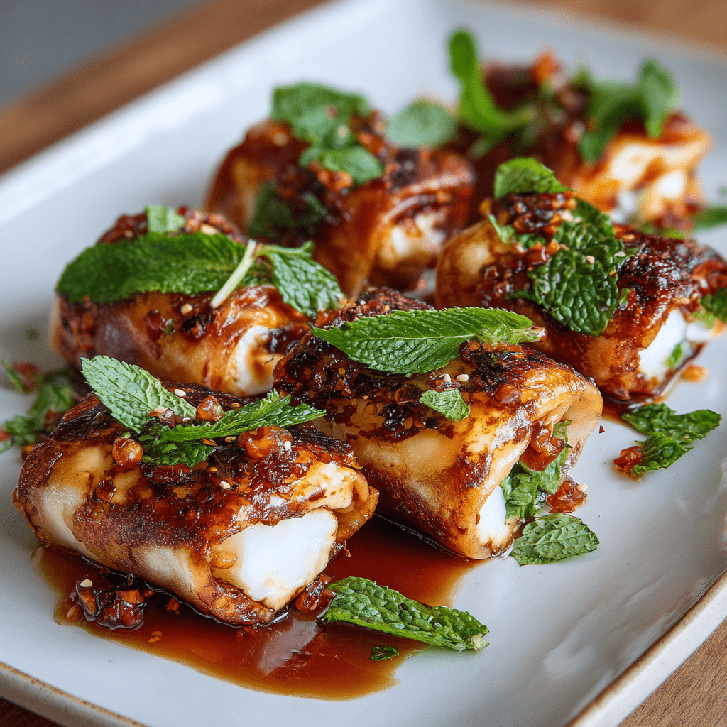 Spicy Honey Halloumi Spring Rolls That Will Wow You!