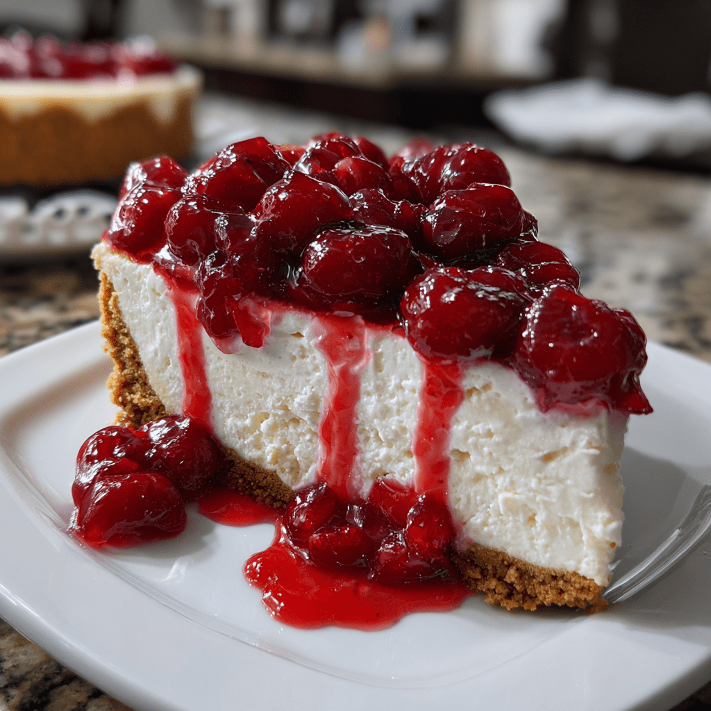 No-Bake Cherry Cheesecake: The Perfect Summer Dessert!