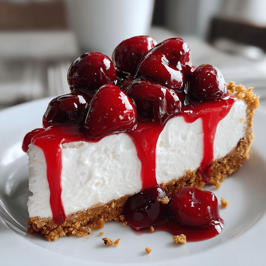 No-Bake Cherry Cheesecake: A Simple Delight You’ll Love!