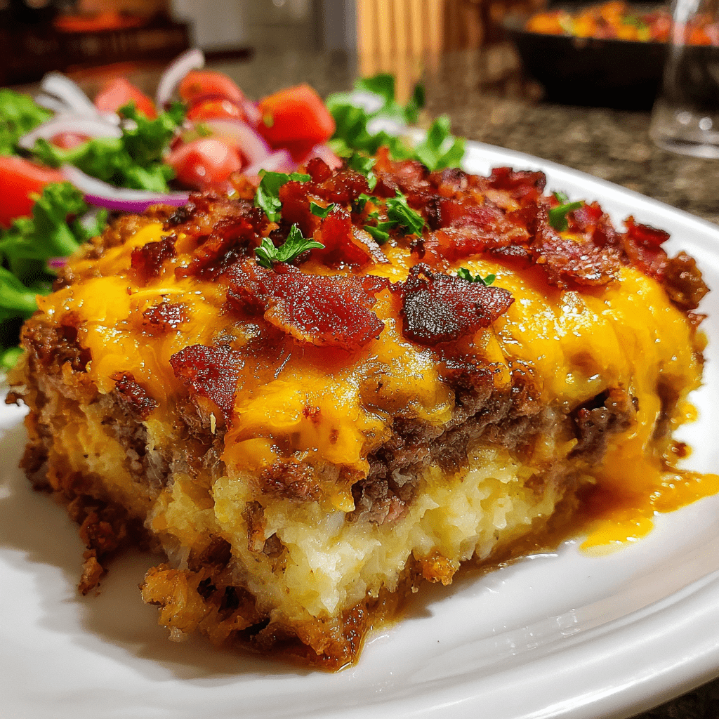 Low-Carb Bacon Cheeseburger Casserole: A Must-Try Dish!