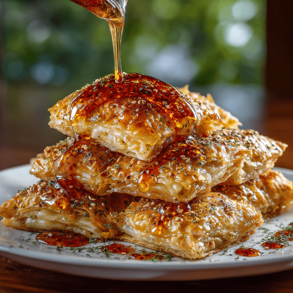 Crispy Cheese Borek with Chili Honey Drizzle: A Must-Try!