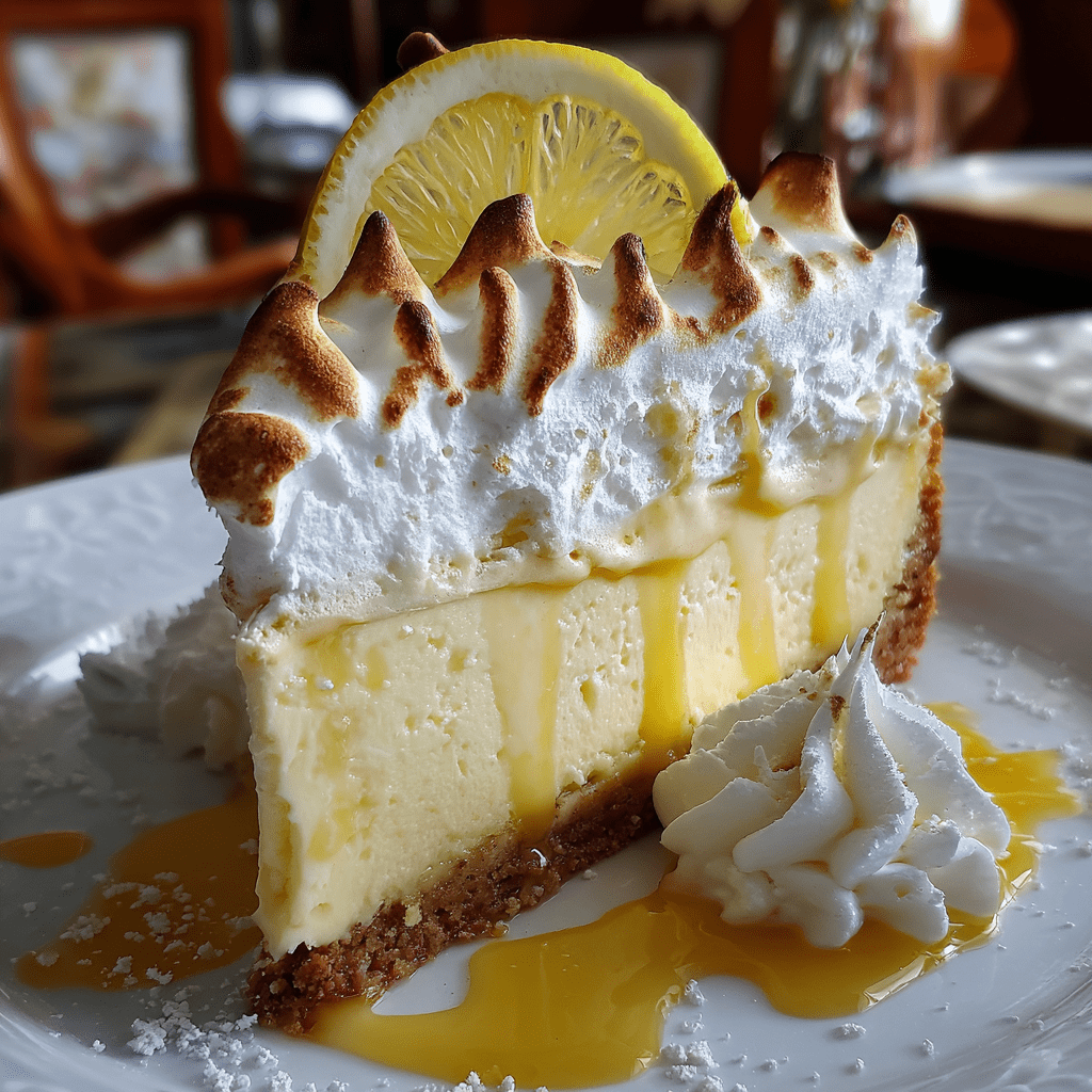 Triple Lemon Meringue Cheesecake: A Zesty Delight Awaits!