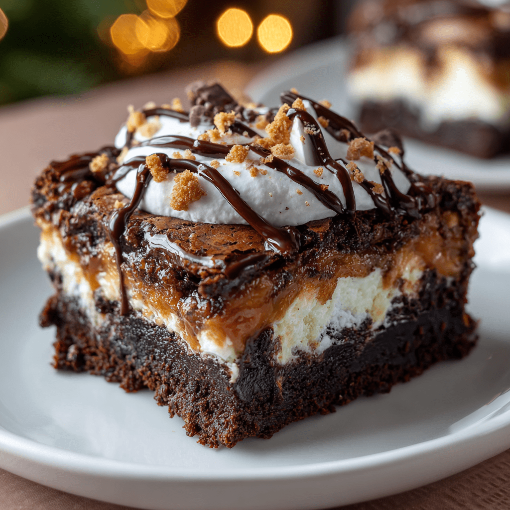 Christmas Magic Layer Brownie Bars: A Sweet Holiday Delight!