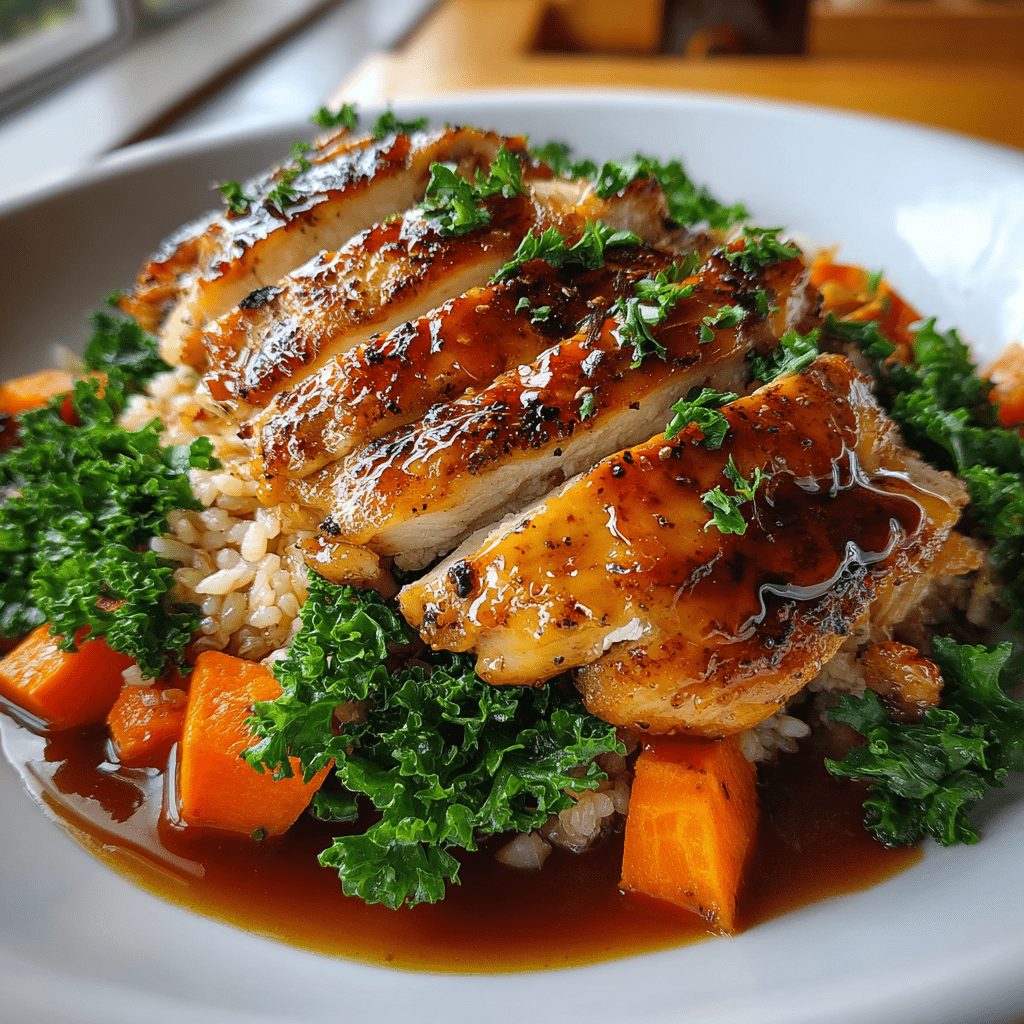 Chicken & Sweet Potato Rice Bowl: A Healthy Delight!