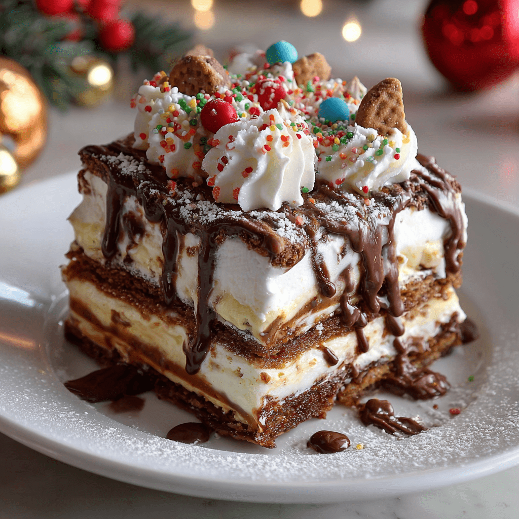 Festive Christmas Cookie Lasagna: A Sweet Holiday Delight!