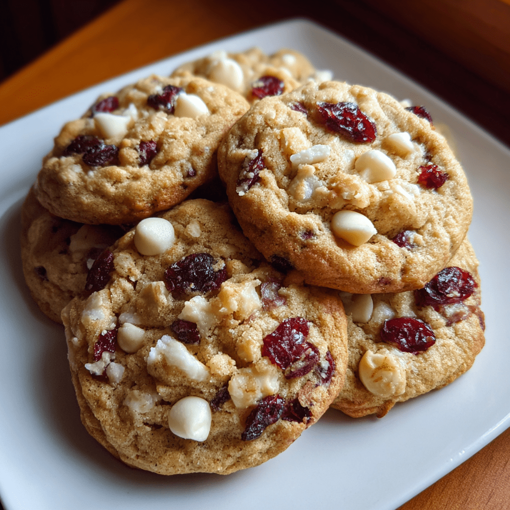 White Chocolate Chip Cranberry Cookies That Delight!