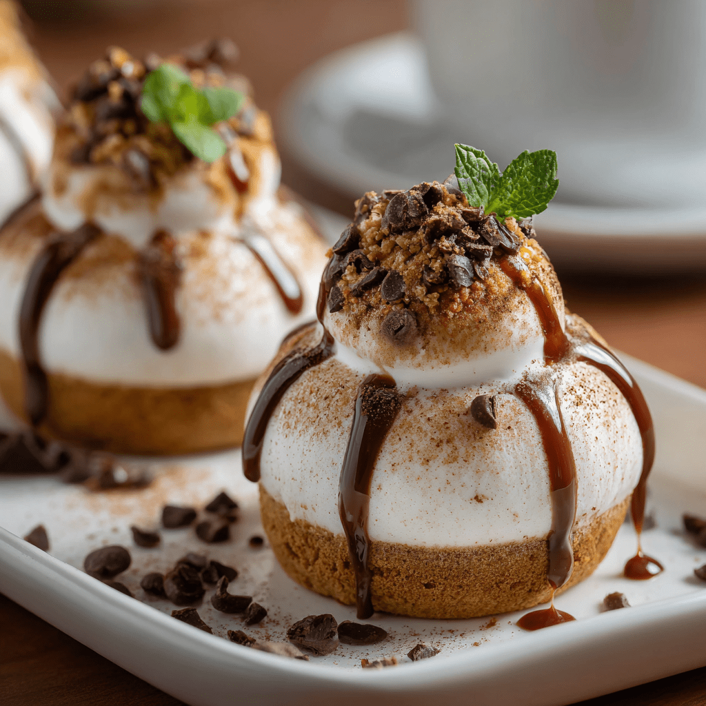 Gingerbread Latte Mousse Domes: A Festive Delight Awaits!