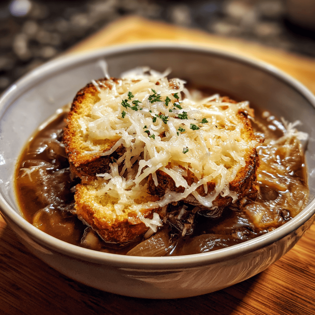 French Onion Short Rib Soup with Gruyère Toast: A Cozy Delight!