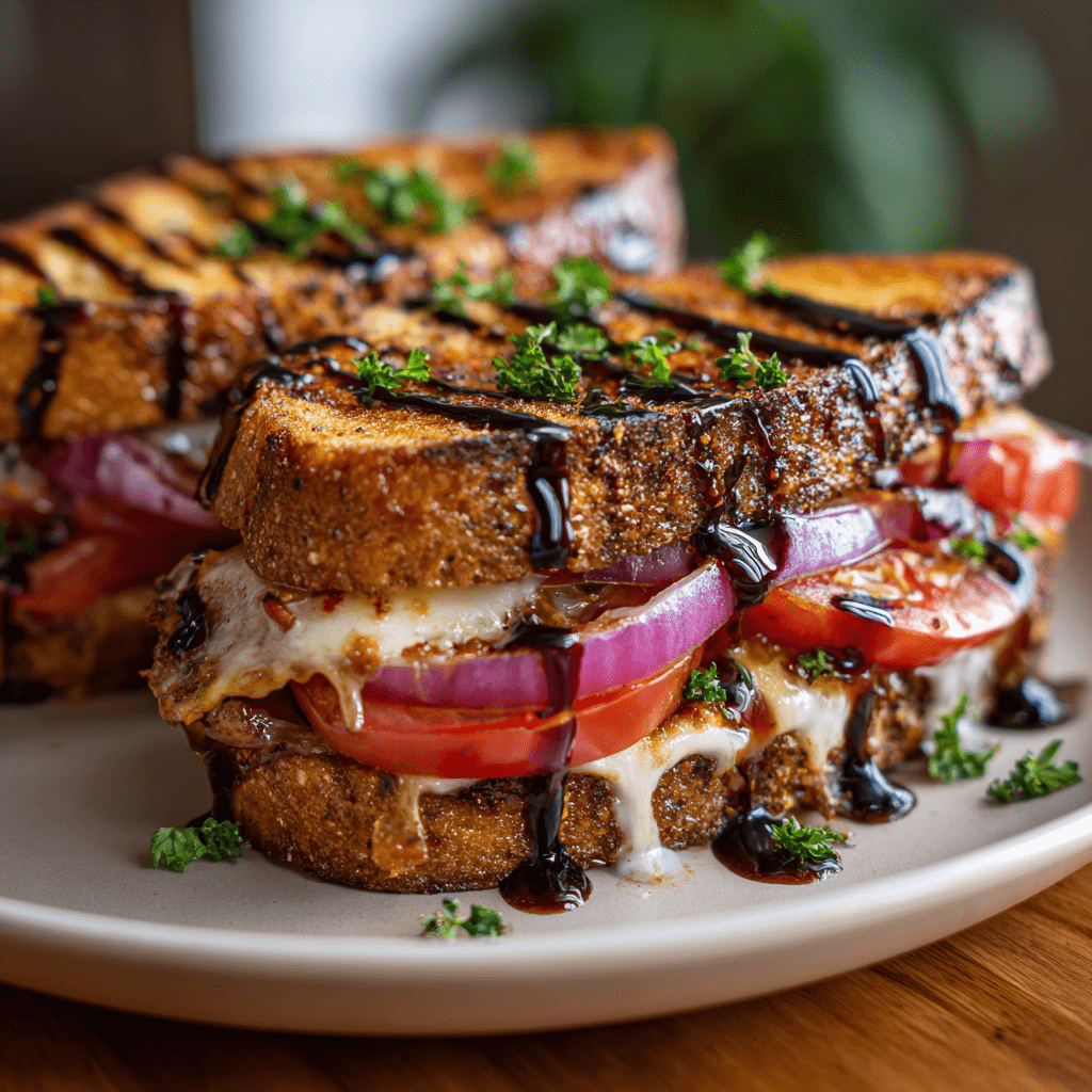 Grilled Balsamic Vinaigrette Sandwich Melt: A Must-Try Delight!