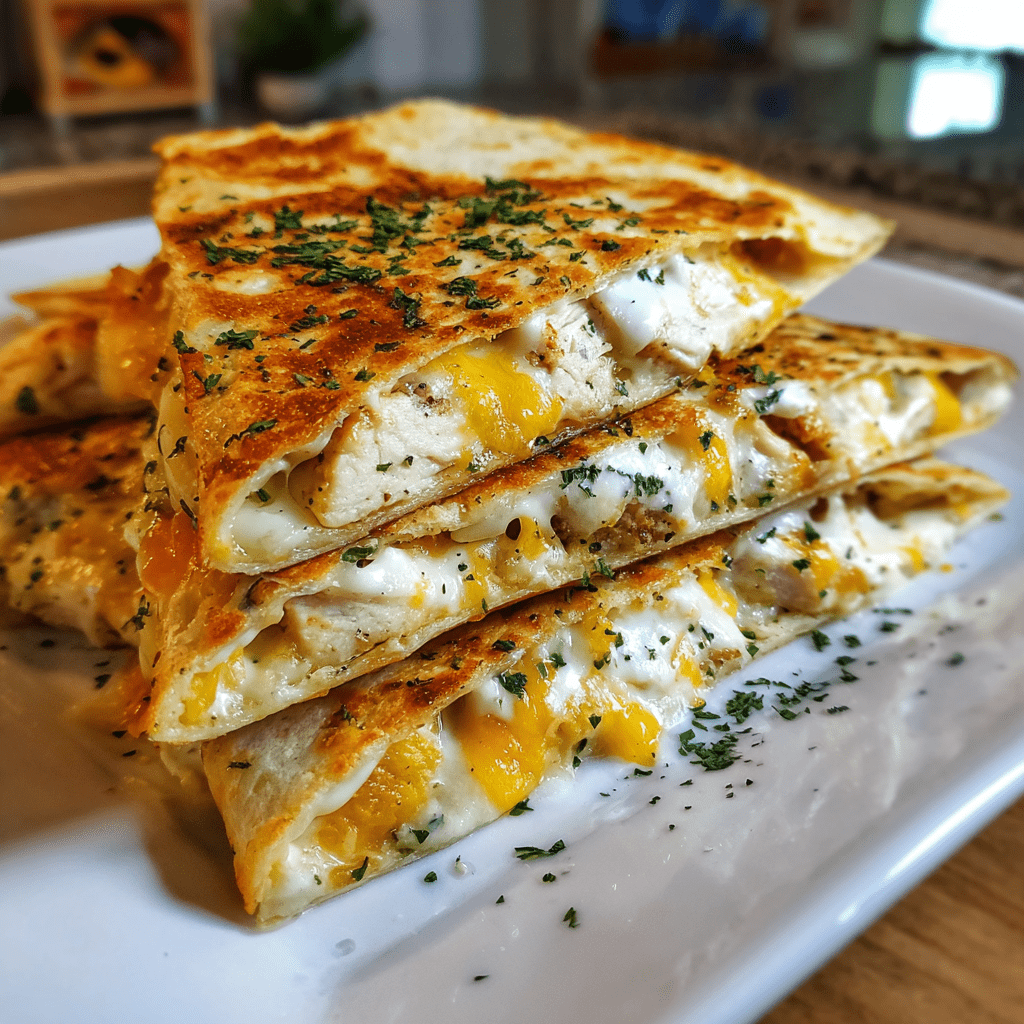 High-Protein Chicken Ranch Quesadilla: A Delicious Twist!