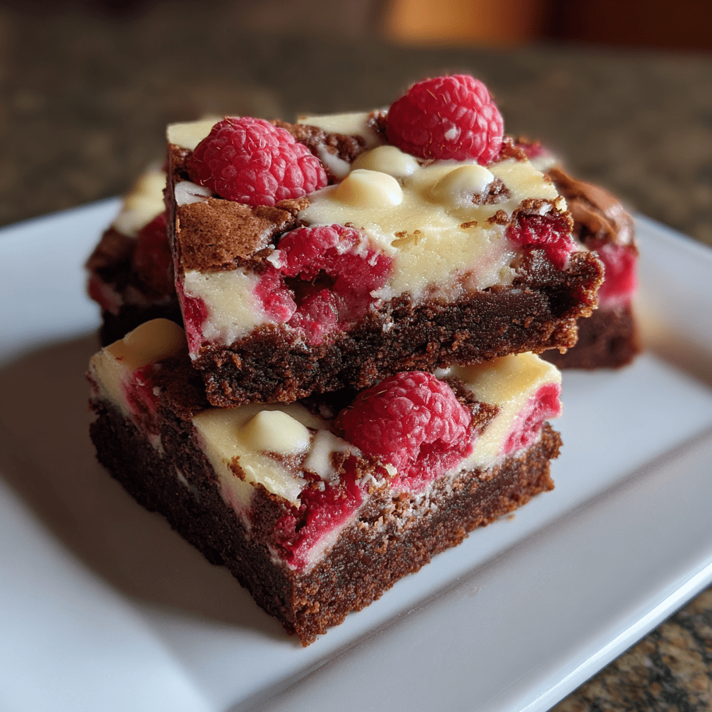 Raspberry White Chocolate Brownies You Can’t Resist!