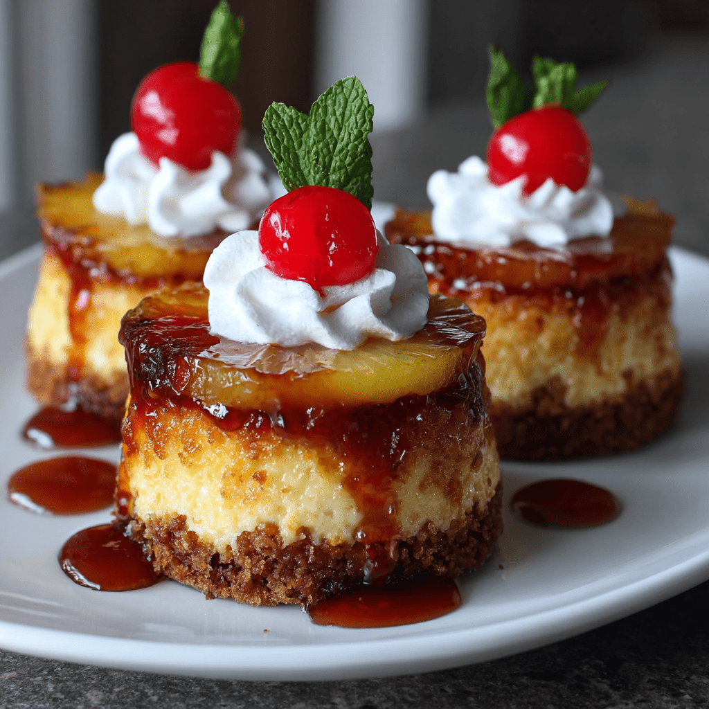Mini Pineapple Upside Down Cheesecakes You’ll Love Today!