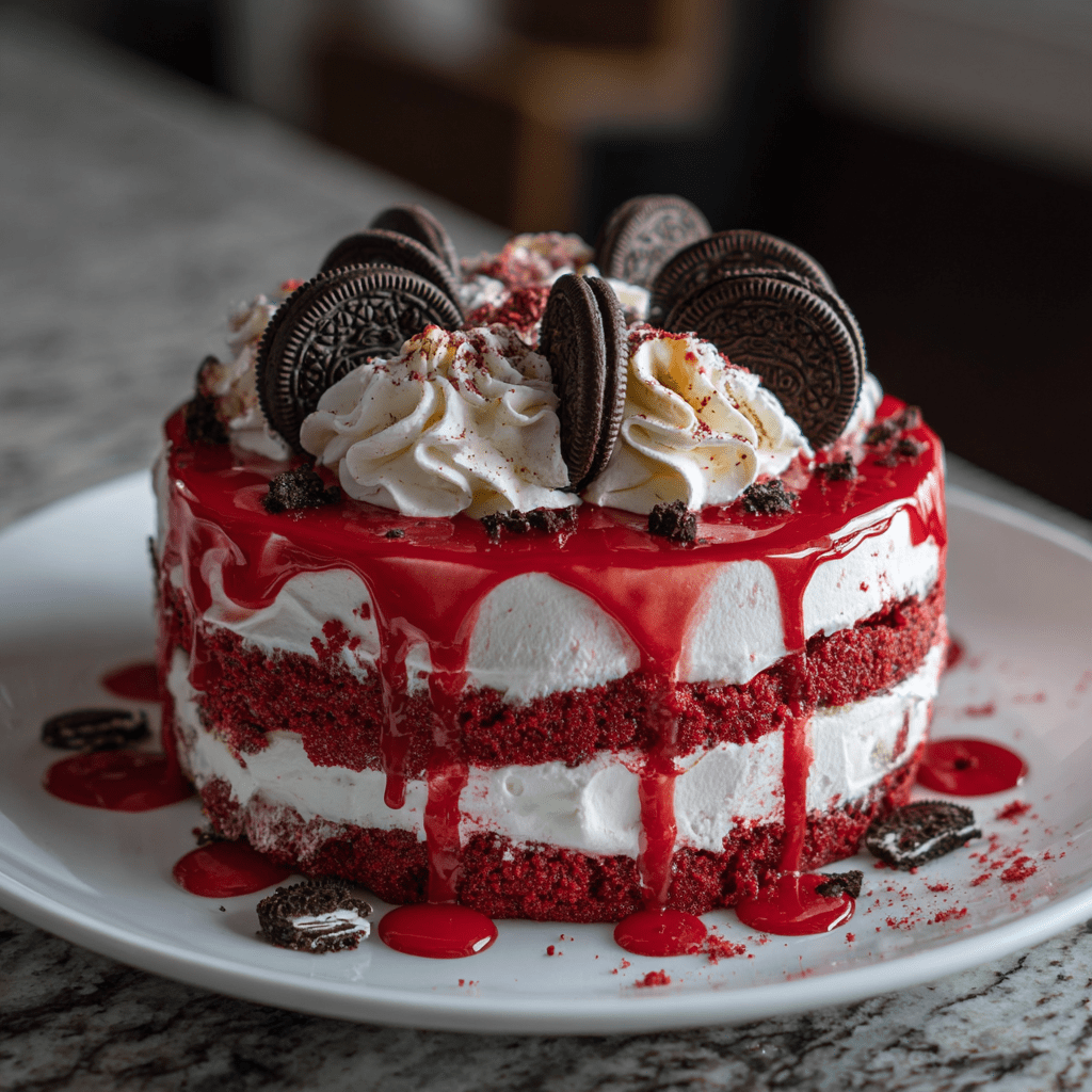Red Velvet Oreo Trifle: A Decadent Dessert Delight!