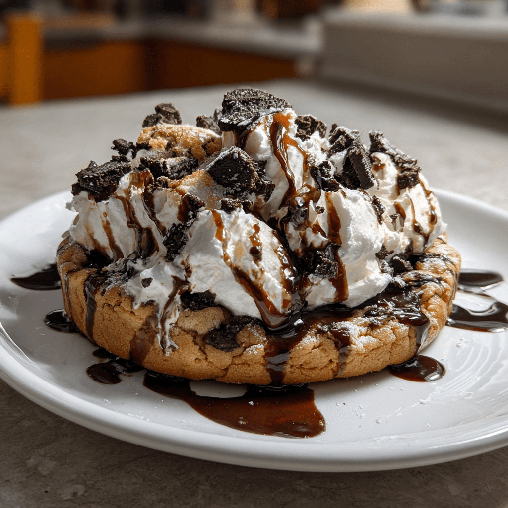Cookies Cream Skillet Cookie: A Decadent Treat Awaits!