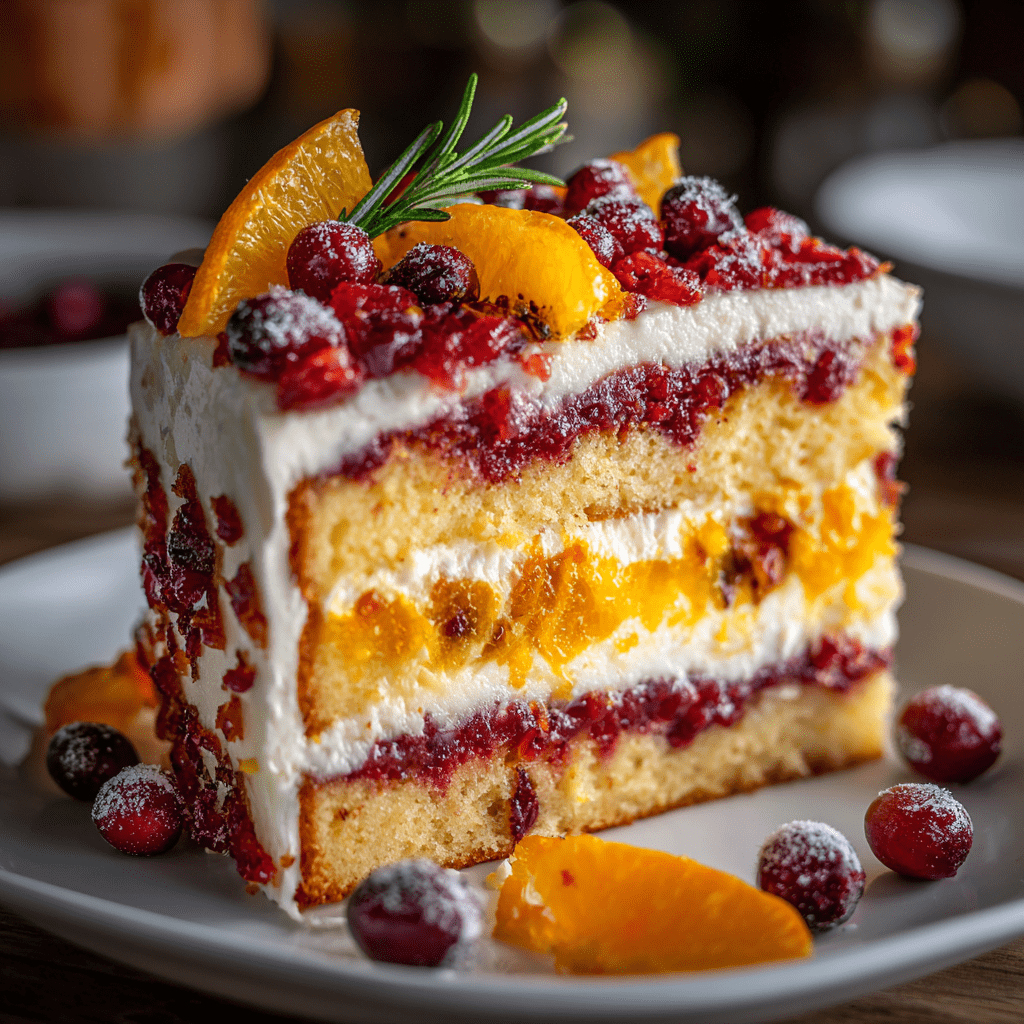 Cranberry Orange Layer Cake with Citrus Buttercream: Discover a Delicious Holiday Treat!