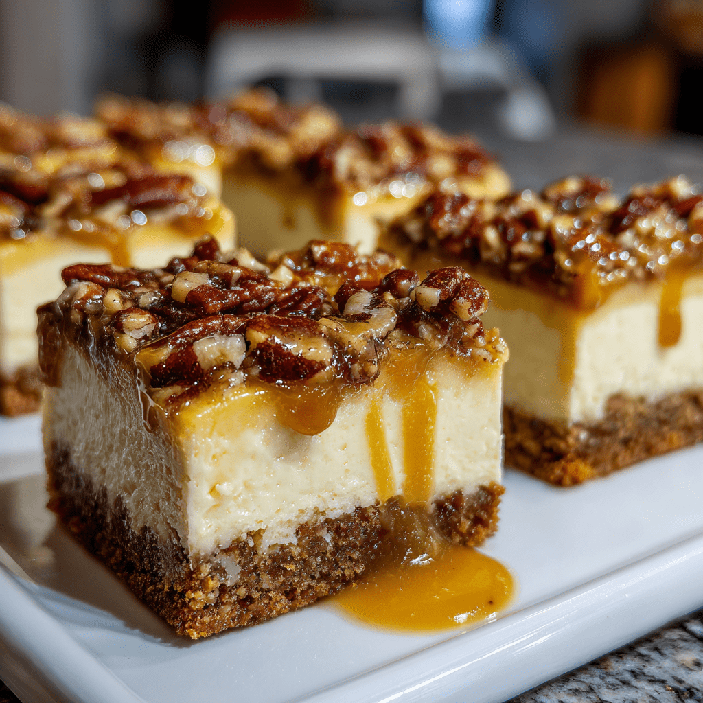 Butter Pecan Cheesecake Bars: Indulge in This Sweet Delight!