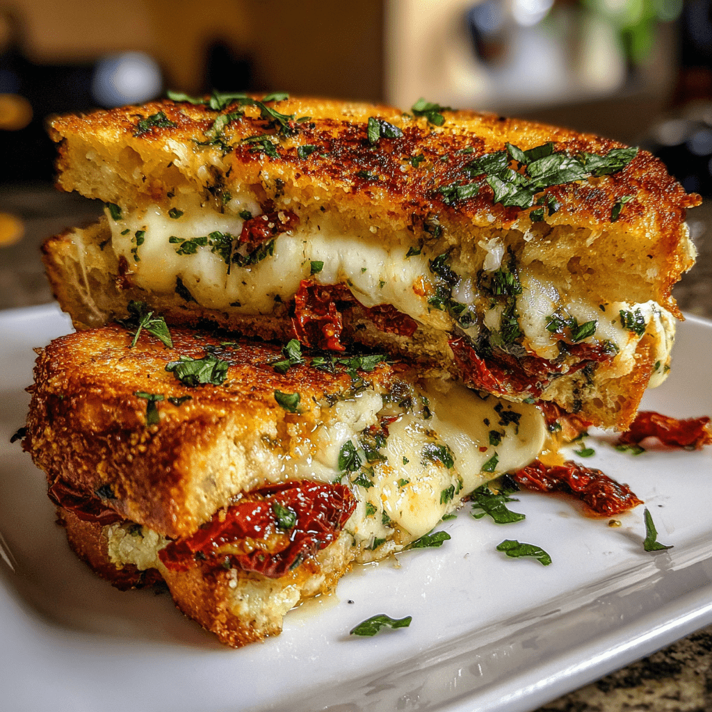 Turkey Pesto Melt with Sun-Dried Tomatoes that Delights!