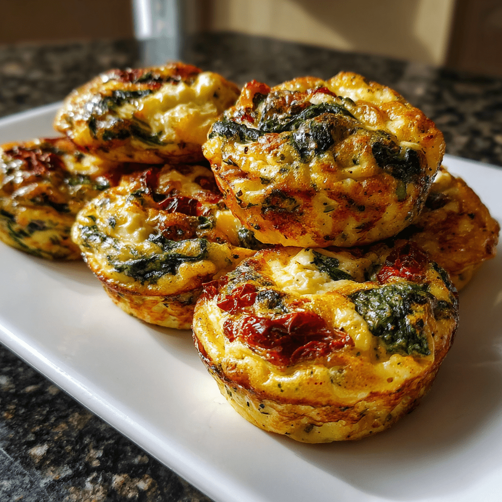 Amazing Spinach, Feta, and Sun-Dried Tomato Egg Muffins: A Healthy Breakfast Delight!
