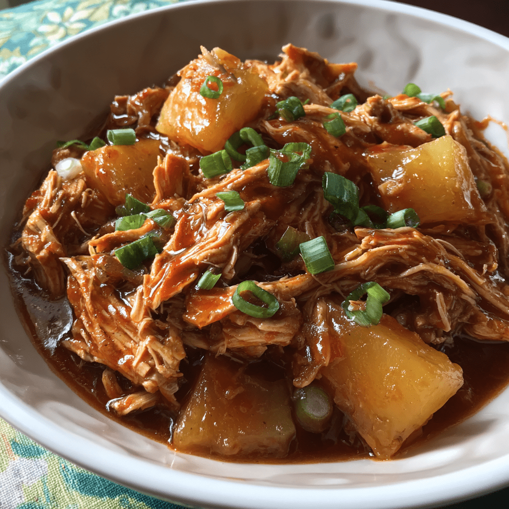 Sweet Hawaiian Crockpot Chicken: A Flavorful Delight!