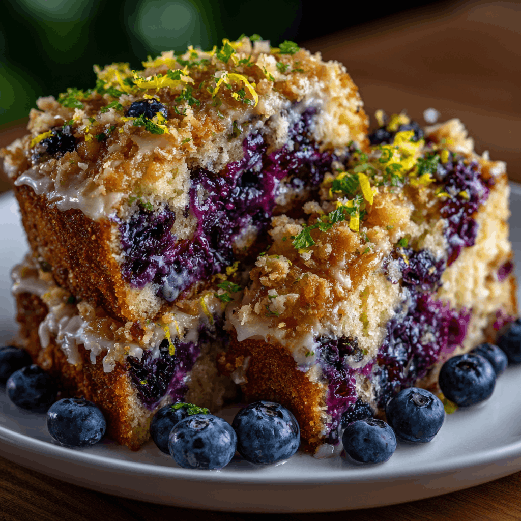 Lemon Blueberry Layer Cake: A Refreshing Sweet Delight!