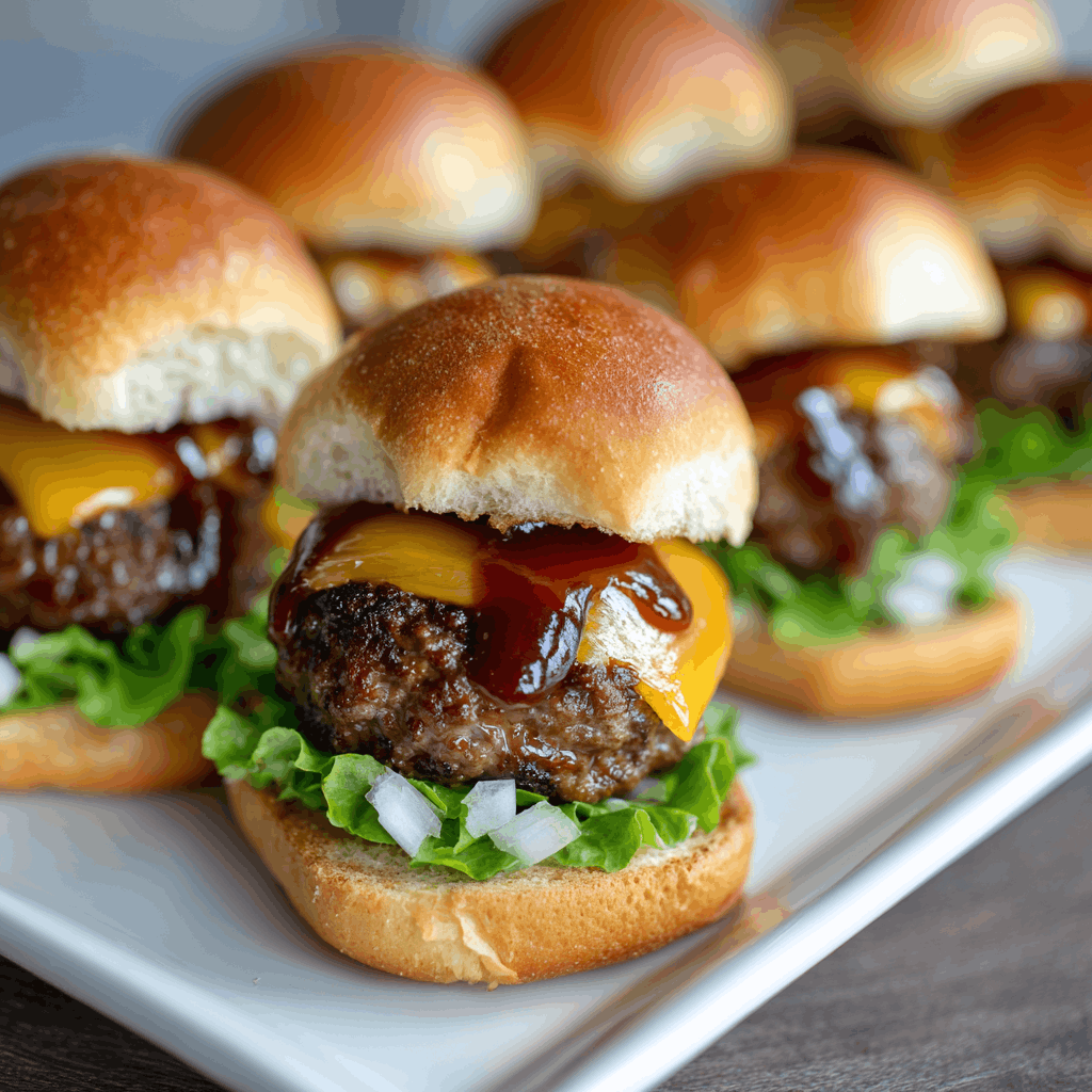 BBQ Cheeseburger Sliders Easy: Deliciously Simple Recipe!