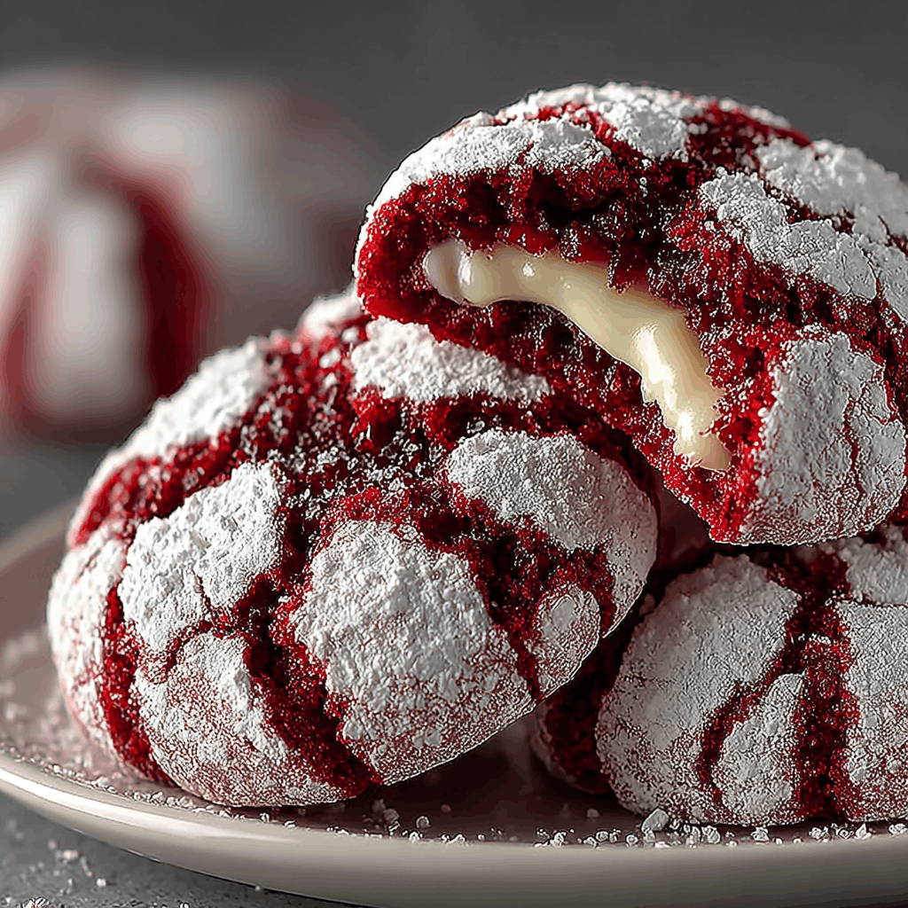 Red Velvet Crinkle Cookies: Indulge in Pure Delight!