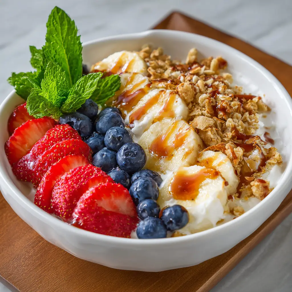 Irresistible Valentine Breakfast Nice Cream Bowl Recipe!