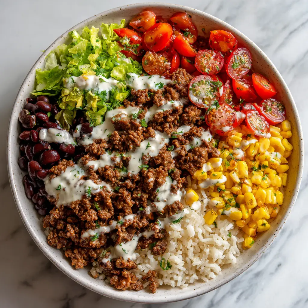 Zesty Ranch Taco Party Bowl: A Flavorful Feast Awaits!