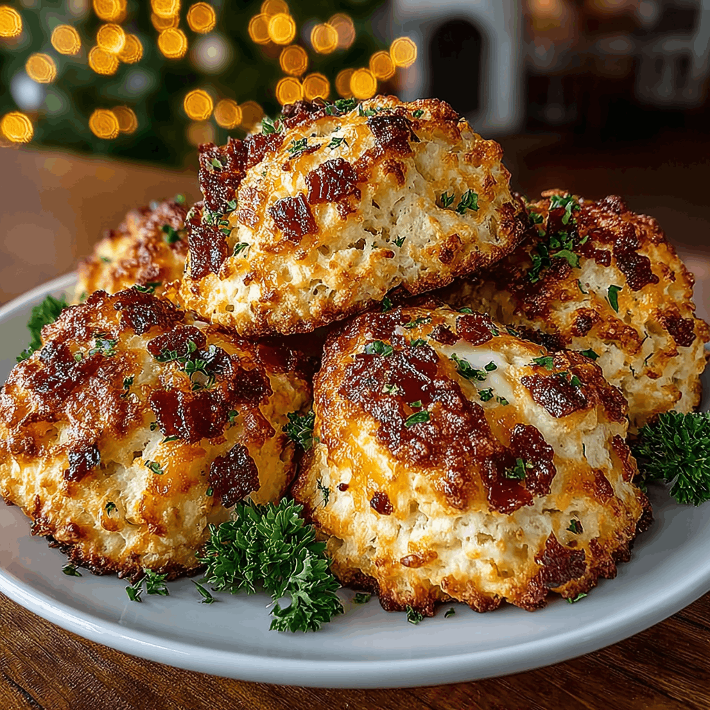 Maple Bacon Cheddar Biscuits: A Flavorful Delight!