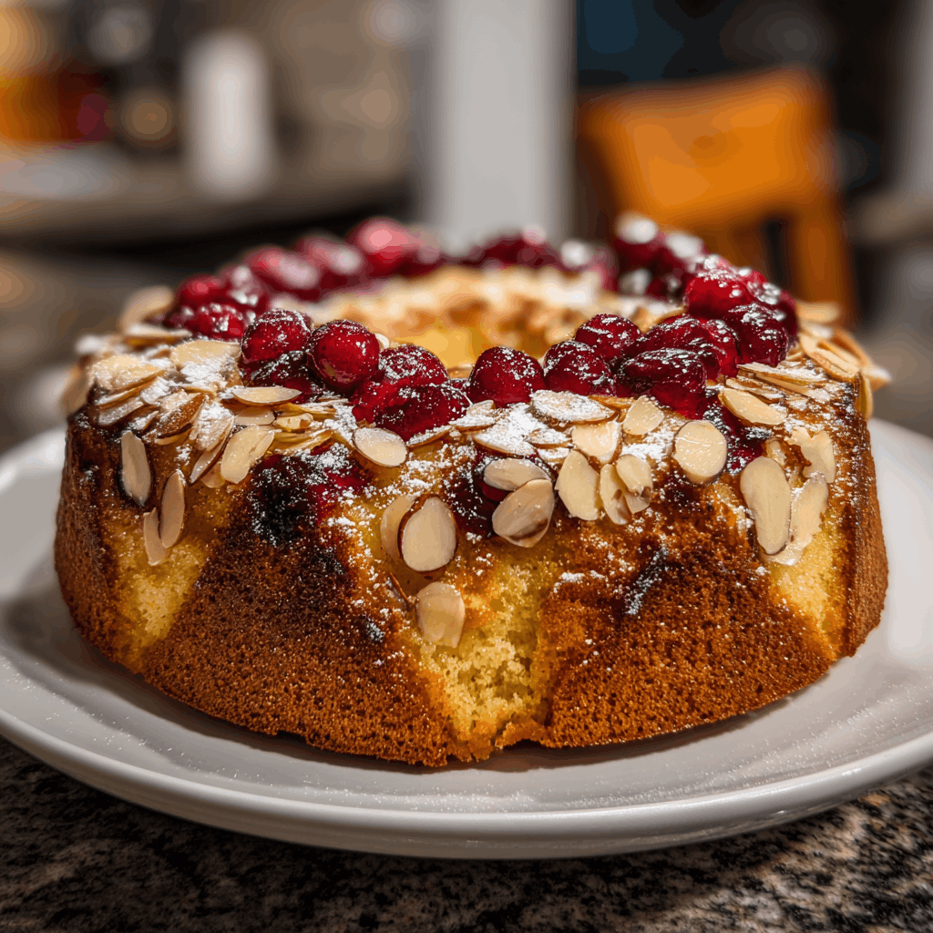 Almond Cranberry Cake Delight: A Tasty Treat Awaits!