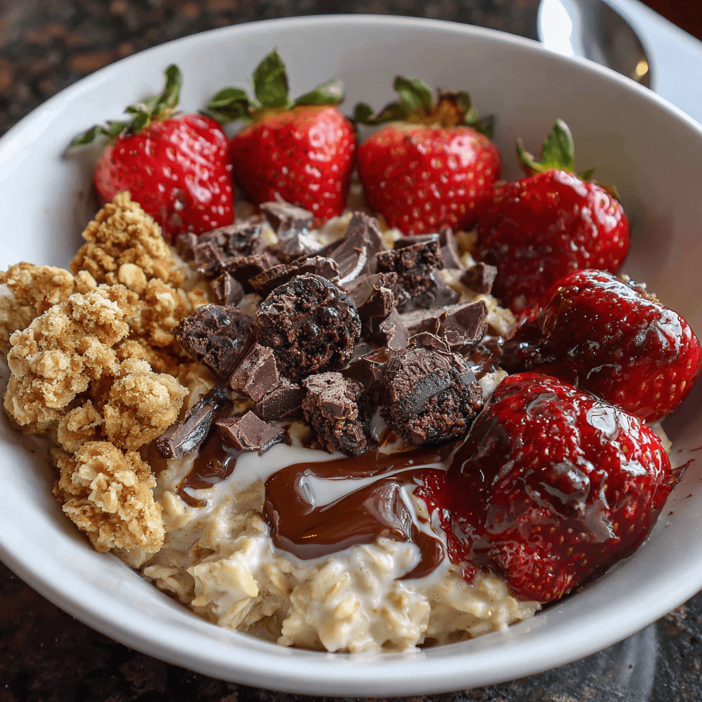 Decadent Valentine Cookies Oatmeal Bowl: A Sweet Delight!