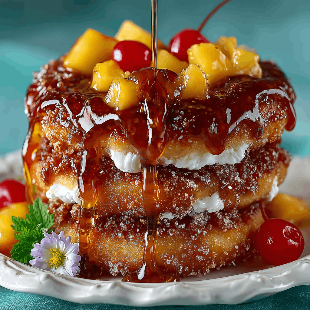 Classic Peach Cobbler Cheesecake Donuts Will Delight You!