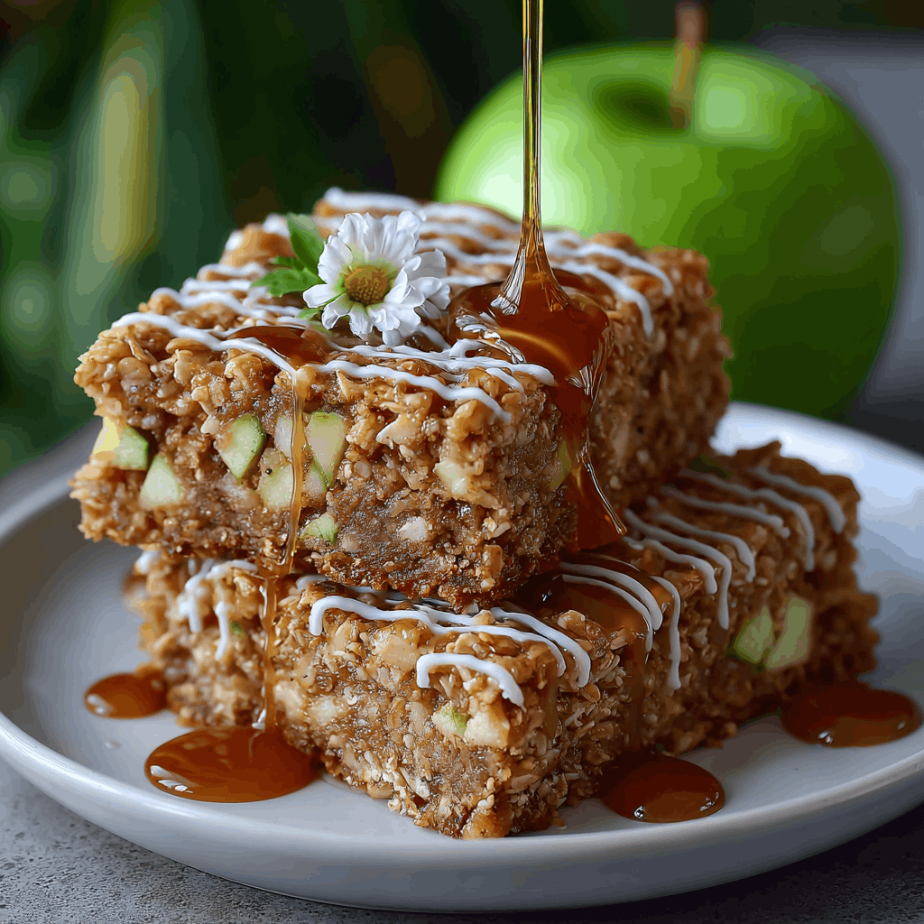 Chewy Apple Cinnamon Breakfast Bars You’ll Love Today!