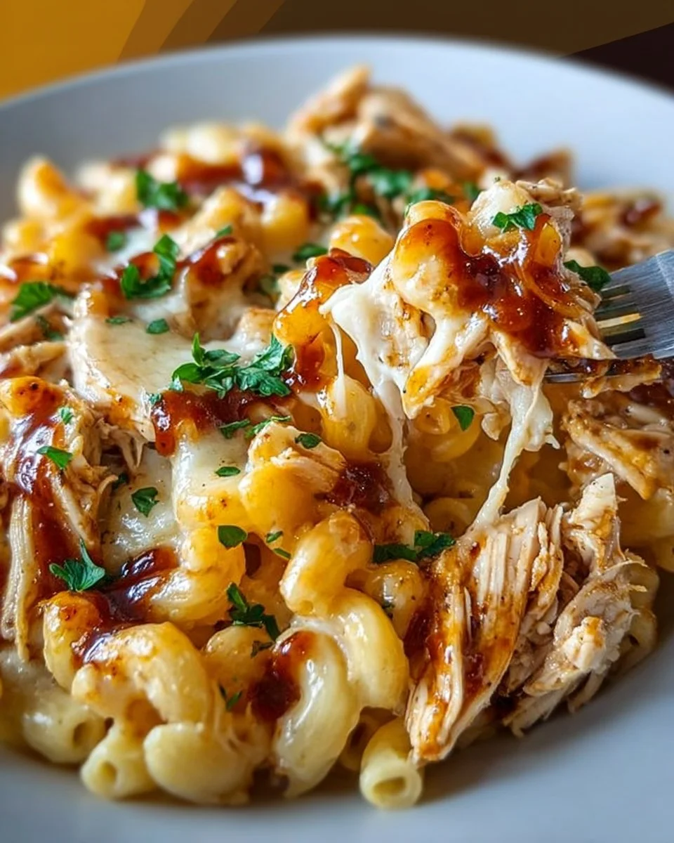 BBQ Chicken Mac and Cheese