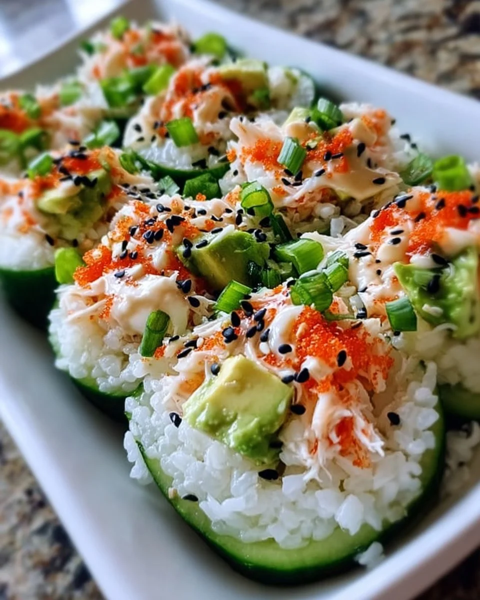 California Roll Cucumber Salad