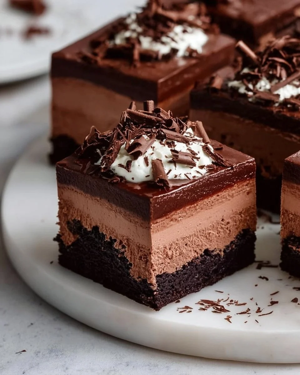 Chocolate Mousse Brownies