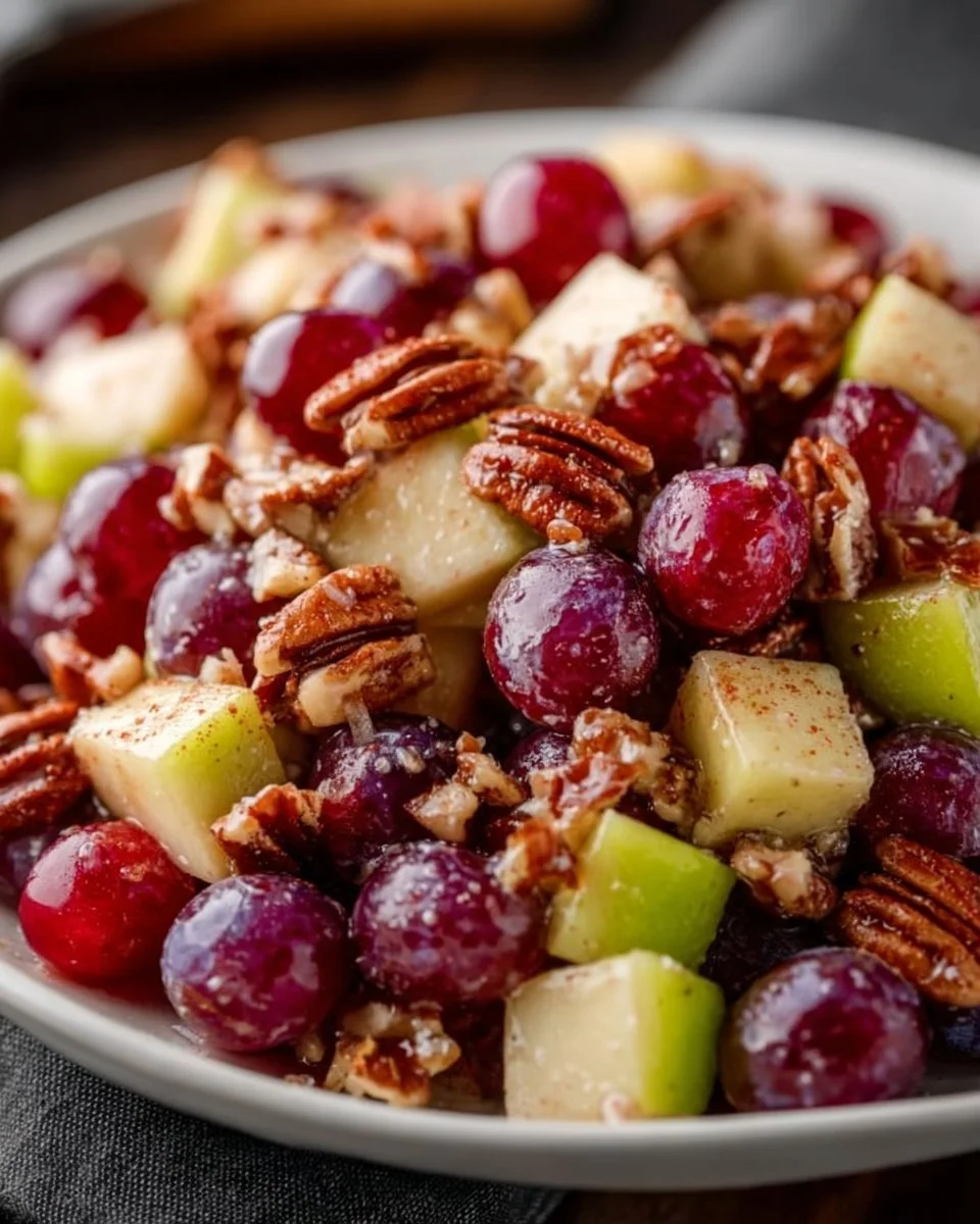 Cinnamon Apple Grape Salad