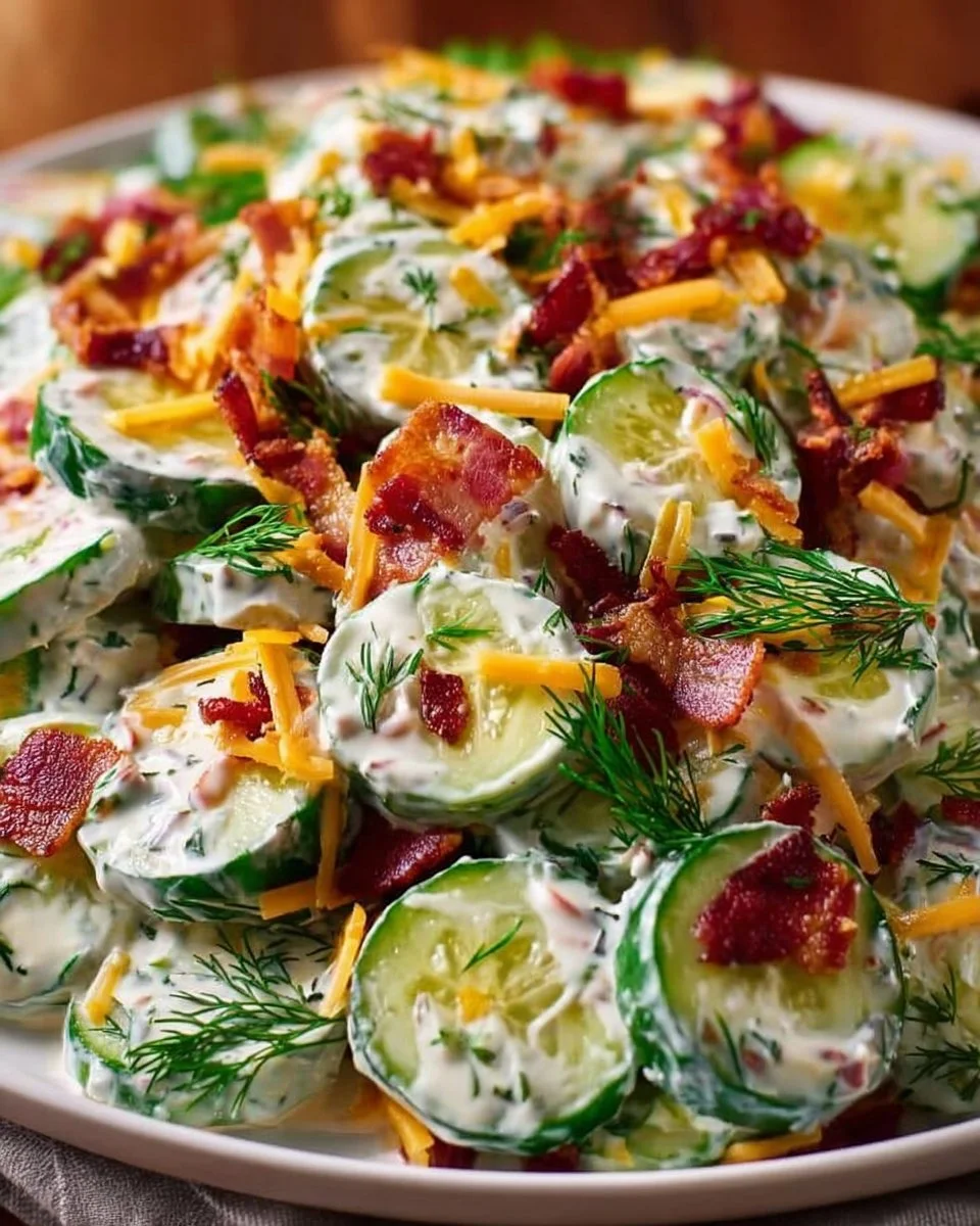Creamy Cucumber Crack Salad