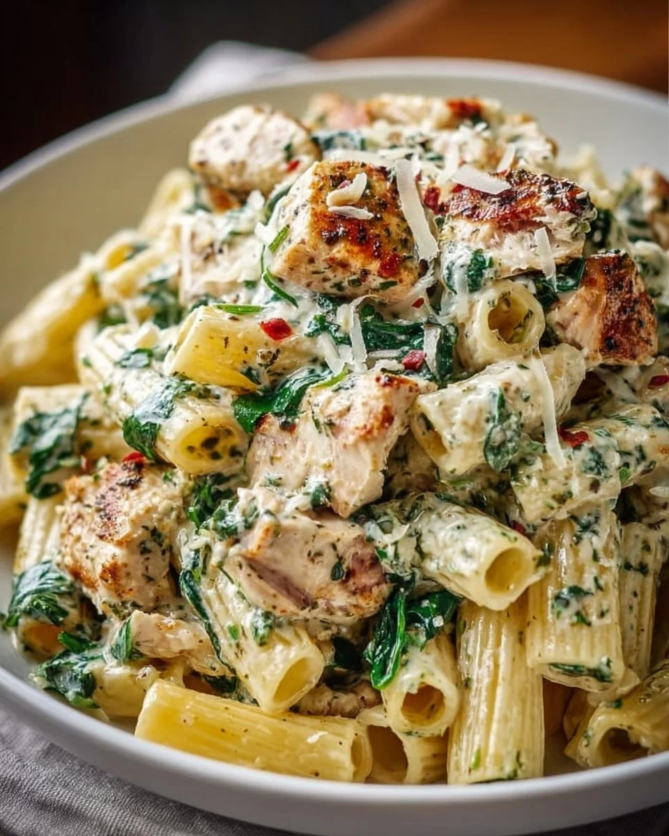 Creamy Pesto Chicken Pasta