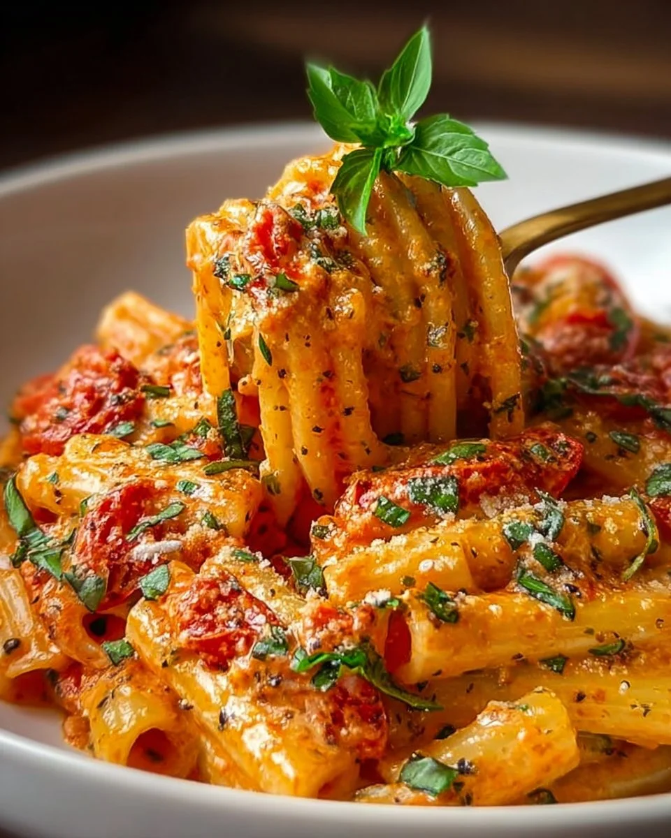 Creamy Tomato Garlic Pasta