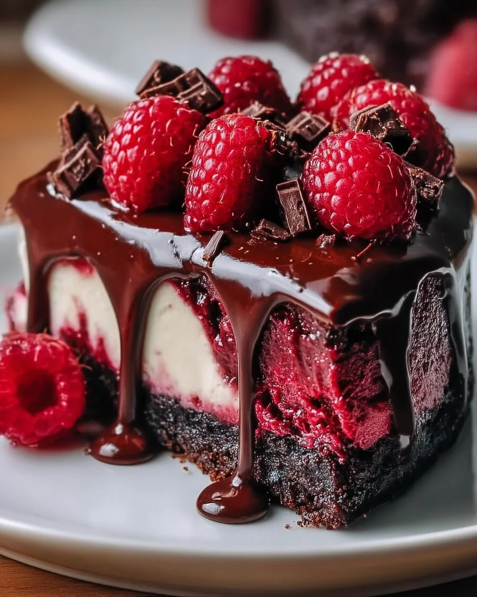Decadent Dark Chocolate Raspberry Cheesecake You’ll Adore
