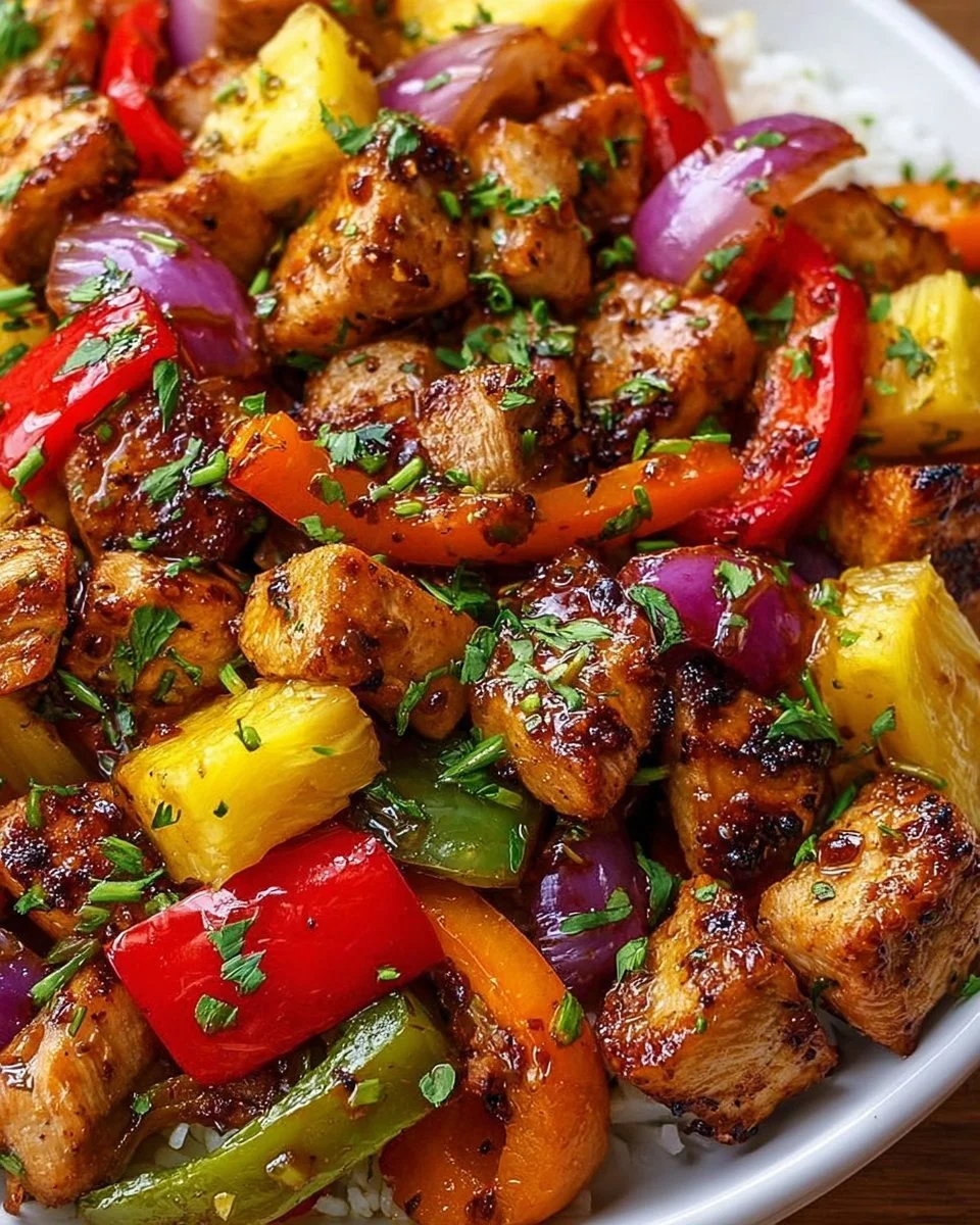 Hawaiian Chicken Sheet Pan