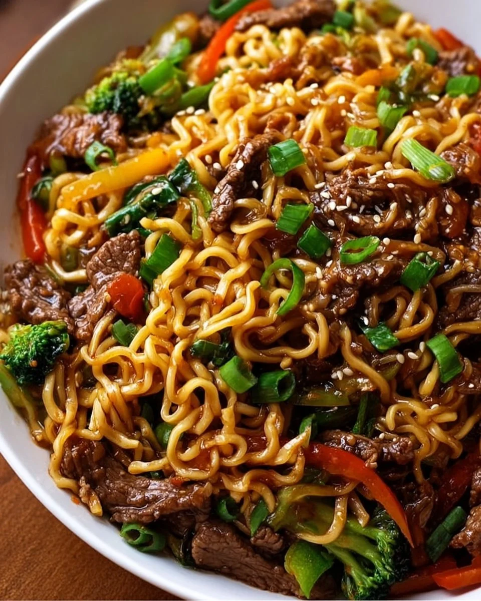 Hoisin Beef Noodles
