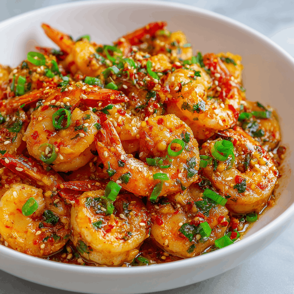 Chili Garlic Shrimp Bowl