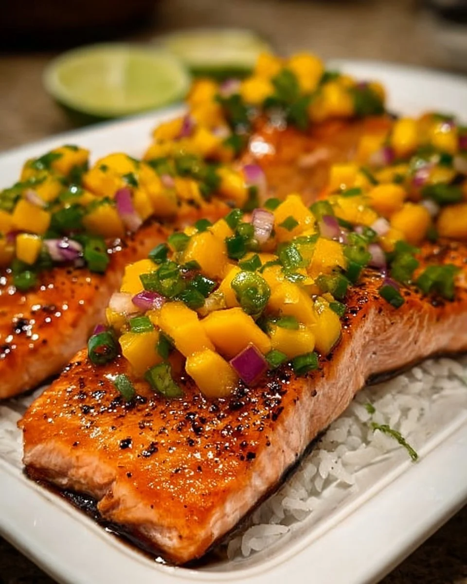 Salmon with Mango Salsa